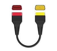 LAUNCH X-431 Câble d'extension OBD2 16 broches mâle vers femelle OBDII pour voiture OBD Diagnostic Extender Cord Connector - 36,5 cm