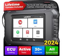 LAUNCH X431 Creader Elite 2.0 FGC Scanner OBD2 DIAGNOSTIC VÉHICULE pour Ford/GM/Série Chevy, codage ECU, test actif, mise à jour GRATUITE à vie