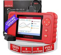 Launch X431 Creader VII+ V2.0 OBD2 Scanner Valise Diagnostic Auto Fonctions OBD2 Complètes - Multimarque en Francais