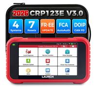 LAUNCH X431 CRP123E V3.0 CRP123I V3.0 Outils de diagnostic automobile OBD OBD2 Lecteur de code Scanner ENG ABS SRS AT Outil de scan automatique 7 fonctions de réinitialisation BLANC