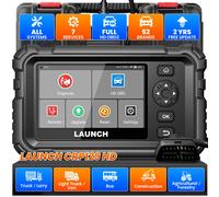 LAUNCH X431 CRP129 HD Outil de diagnostic poids lourds 24V pour camions, scanner complet de système diesel commercial, services de réinitialisation DPF et OIL 7 Global Version
