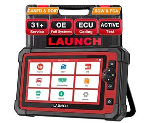 Launch X431 CRP919E Bi-directionnel Valise Diagnostic Auto Codage du calculateur Système OE Complet FCA Can-FD/DoIP 31+ réinitialisation EPB/SAS/at/ABS/Oil/TPMS/DPF/IMMO obd2 Diagnostic français