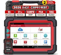 LAUNCH X431 CRP919E BT Outil de diagnostic automobile avec scanner OBD/OBD2, tous systèmes, CAN-FD/DOIP, tests actifs et 31 réinitialisations ECU