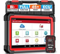 LAUNCH X431 CRP919E BT Valise Diagnostic Auto Multimarque, ECU Coding, 45+ Service, Contrôle Bidirectionnel Diagnostic sans Fil Bluetooth avec DBScar VII, FCA AutoAuth, CANFD&DOIP, VAG Guided,IMMO