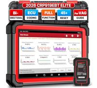 Launch X431 CRP919E BT Valise Diagnostic Auto Multimarque Système Complet | obd2 diagnostic français 45+ fonctions de réinitialisation codage ECU CAN-FD&DOIP FCA BI-Directionnel obd2 diagnostic voiture