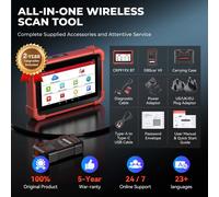 LAUNCH X431 CRP919X-BT Scanner OBD2, outils de diagnostic automobile, codage ECU CANFD DOIP, scanner professionnel, livraison gratuite EU Version