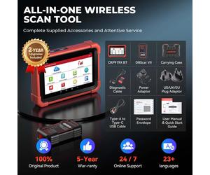 LAUNCH X431 CRP919X-BT Scanner OBD2, outils de diagnostic automobile, codage ECU CANFD DOIP, scanner professionnel, livraison gratuite EU Version