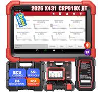 Launch X431 CRP919XBT Elite Valise Diagnostic Auto Multimarque,OBD2 Diagnostic Français,Wireless Bidirectional,Codage ECU,FCA AutoAuth,V.A.G Guided, 37+ Services,Diagnostic Tous Systèmes,CANFD DoIP