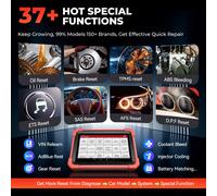 LAUNCH X431 CRP919XBT, outil de diagnostic OBD2 bidirectionnel, 2 ans de mises à jour gratuites, outils de codage ECU, guide VAG, CANFD, DOIP, version améliorée du CRP919X Original