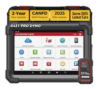 LAUNCH X431 PRO DYNO OBD2 Valise Diagnostic Auto, avec Codage ECU, 38+ Service Contrôle Bi-directionnel Outil de Scan OEM Tous Système, CANFD&DOIP, AutoAuth pour FCA SGW, 2 Ans de Mise à Jour Gratuite
