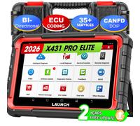 LAUNCH X431 PRO Elite 2026 Nouvel outil de diagnostic bidirectionnel, 32+ services, codage ECU, scanner de diagnostic complet tout-en-un EU UK RU version
