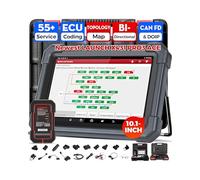 LAUNCH X431 PRO3 ACE Valise Diagnostic Auto O/E Codes ECU & Bi-directionnel | OBD2 Diagnostic Français pour Système Complet avec 55+ Reset Servic, Carte Topologiqu, Can FD/DoIP, Boîtier Adaptateur OBD1