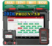 LAUNCH X431 PRO3 V+ 5.0 Outil de diagnostic automobile Scanner mécanique OBD2 Scanner de diagnostic de voiture Cartographie topologique pour atelier With OBD1 Adapters