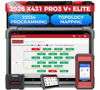 LAUNCH X431 PRO3 V+ ELITE 2026 Nouvel outil de diagnostic automobile professionnel, scanner de tous les systèmes, outils de diagnostic automatique pour camions 24V For European Region