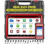 LAUNCH X431 Pro5 Valise Diagnostic Auto Outil de Programmation J2534 50+ Fonctions Réinitialisation, Codage ECU en Français