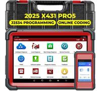 LAUNCH X431 Pro5 Valise Diagnostic Auto Outil de Programmation J2534 50+ Fonctions Réinitialisation, Codage ECU en Français