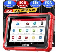 LAUNCH X431 PROS Elite Outil de Diagnostic Auto avec CANFD DOIP Bidirectionnel Codage ECU Valise Diagnostic OBD2 Scanner en