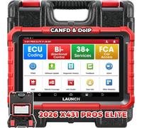 LAUNCH X431 PROS ELITE, outil de diagnostic automobile OBD2, scanner automobile, diagnostic automatique, autoscanner, CANFD, DOIP, 2 ans de mises à jour gratuites