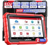 LAUNCH X431 PROS ELITE Scanner OBD2 Automobile Outil de Diagnostic Auto Autoscanner 2 Ans de Mises à Jour Gratuites For Europe Region