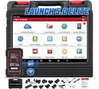 LAUNCH X431 V Pro 5.0 OBD2 Valise Diagnostic Auto entièrement bidirectionnel, obd2 Diagnostic français OEM pour Tous Les systèmes, Fonction de Service 37+, Codage ECU, AutoAuth pour FCA SGW