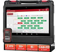 LAUNCH X431 V+ Pro 5.0 Valise Diagnostic Auto, Diagnostic Voiture Bi-directionnel Topologie OEM, Codage en Ligne de l'ECU, 55+ Reset Service, 2 Jahre Update