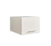 Laundreezy Machine à Laver, Blanc - Armoire à Poser pour Un Espace de Rangement supplémentaire dans la buanderie, Bois d'ingénierie, 1x Schrankaufsatz 50 cm