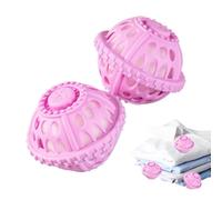 Laundry Balls Washing, Non Detergent Dryer, 3.35x2.76in Anti Knot Supplies, Eco Friendly Reusable Cleaning for Soft Fabric, Home Use, College Dorms, Travel Rv, Family Laundry Aid