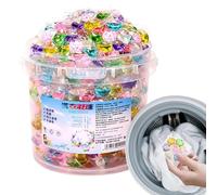 Laundry Detergent Pods, 100 Pieces Color Protector, Scented Laundry Stain Remover for Clothes, Fabric, Bed Sheets, Stain, Odor, Washer