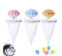 Laundry Hair Trap, Reusable Lint Filter, Universal Washing Machine Guard System, 7.48x3.62 inches Pet Hair Catcher Mesh Design, Compact Drain Protection Style, Home Clothing Fabric Care Use