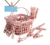 Laundry Lot de 30 clips pour chaussettes anti-moste, petits clips de sous-vêtements coupe-vent ménagers, pinces à suspendre pour linge, clip de séchage pour vêtements, économiseur de chaussettes pour
