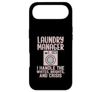 Laundry Manager I Handle The Crisis Funny Housekeeping Humour Coque pour iPhone Air