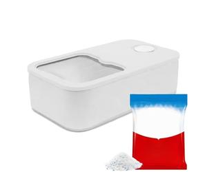 Laundry Powder Container, 2.6 Gallon Detergent Dispenser, Large Storage Jar