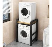 Laundry Room Storage Rack Shelf for Drum Washing Machine Space Saving Over Washer Storage Organizer Unit Adjustable Height 90/95/100cm Ideal for Bathroom Kitchen Balcony.