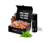 Laundry Sauce - Dosettes de lessive parfumées de luxe et booster de parfum (bois de santal australien), dosettes de lavage de qualité supérieure avec des parfums haut de gamme sophistiqués, sans