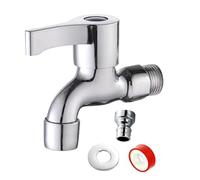 Laundry Sink Faucet | Single Handle Long Water Tap - Washing Machine Water Faucet | For Bathroom Washbasin Mop Pool Garden Home Dorm Apartment 9 x 7,7 cm/3,54 x 3,03 Inches