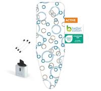 LaundrySpecialist Housse pour table de repassage Active - 5 couches et repassage jusqu’à 50 % plus rapide - Housse pour table de repassage - Réfléchissante à la vapeur - Taille XL de 48 à 53 cm et 133
