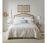 Laura Ashley Amberley matières réversible Parure de lit, Bisquit, Full/Queen