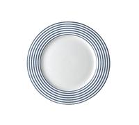 Laura Ashley Blueprint Collectables Assiette à petit-déjeuner en porcelaine à rayures 23 cm
