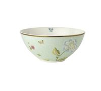 Laura Ashley - Bol - Menthe unie - Porcelaine - Diamètre : 16 cm - Passe au lave-vaisselle et au micro-ondes.