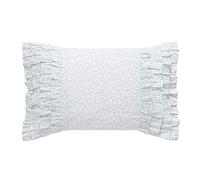 Laura Ashley | Collection Chloe | Coussin décoratif Parfait, de qualité supérieure, Oreiller décoratif pour Chambre à Coucher, Salon et décoration d'intérieur, 1 pièce (1 pièce, Bleu Cottage)