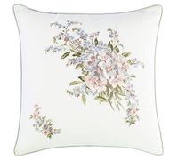 Laura Ashley Coussin décoratif en Coton avec Fermeture hôtel - Élégante décoration d'intérieur pour canapé ou lit - 45,7 x 45,7 cm - Vert pâle Harper
