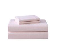 Laura Ashley Ensemble de draps en Flanelle de Coton brossé pour Plus de Douceur et de Confort (Rose Vif, lit Double)