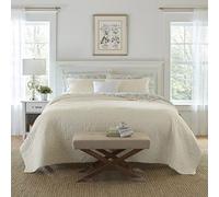 Laura Ashley Felicity Parure de lit 1 Personne, Ivoire, King