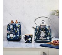 Laura Ashley Frühstücks-Set - Dome-Wasserkocher 1,7 l & 2-Schlitz-Toaster - Elve