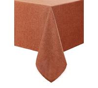 Laura Ashley Harper Nappe en Tissu Lisse pour Salle à Manger Formelle ou décontractée, Vacances, Banquet, Mariage ou fête, 152,4 x 259,1 cm, épices