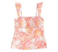 LAURA ASHLEY Haut de tankini orange / rose / blanc, Taille XXL