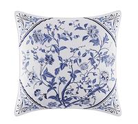 Laura Ashley Home 1 Coussin avec Fermeture à enveloppe, décoration d'intérieur élégante pour lit ou canapé, Bleu Charlotte