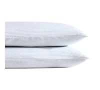 Laura Ashley Home - Ensemble de taies d'oreiller Standard, literie en Percale de Coton Respirant, décoration d'intérieur Nette et fraîche (Bleu Ramona, 2 pièces) (USHSHC1226257)