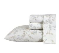 Laura Ashley Home - Parure de lit en Flanelle de Coton brossée pour Plus de Douceur et de Confort (Faon, très Grand lit)
