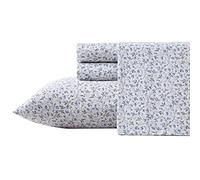 Laura Ashley Home Parure de lit en Satin de Coton Doux pour très Grand lit - Élégante, Lisse et Respirante, Vert Vigne de ronce